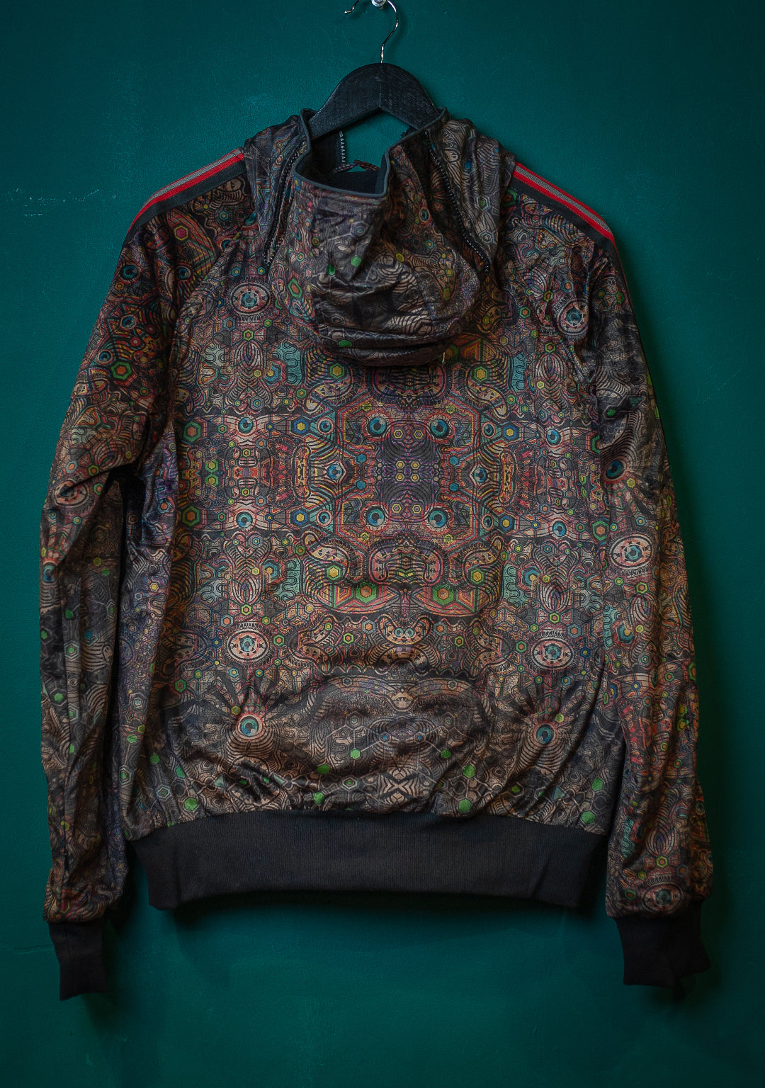 Tracksuit Hoodie Men / Velvet Fawn Redline - PSYCHEDELIKA GALACTIKA
